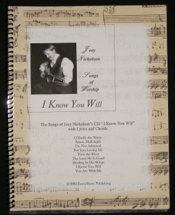 "I Know You Will" Song Book