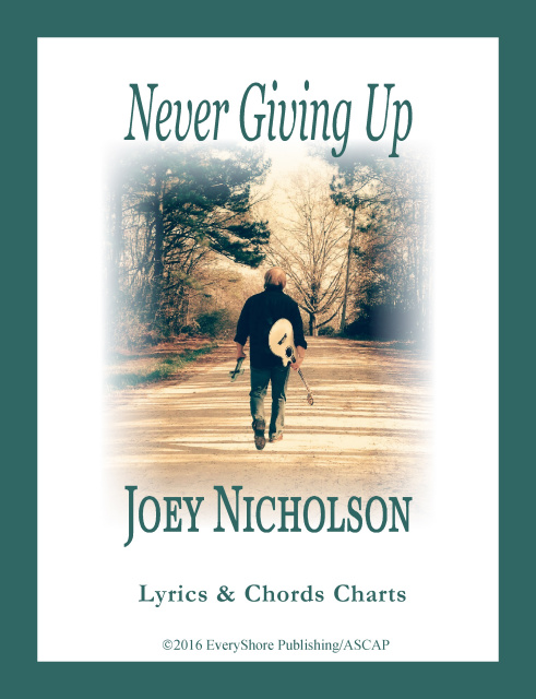 Never Giving Up - Song Book